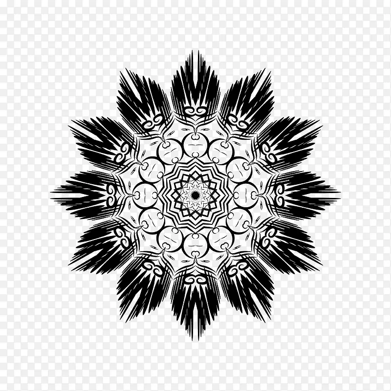 曼陀罗黑白悟空