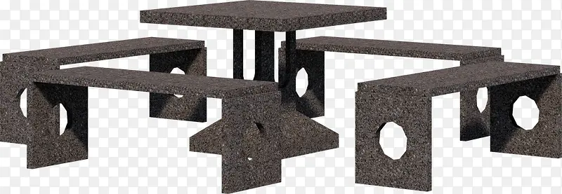 石桌复古石头