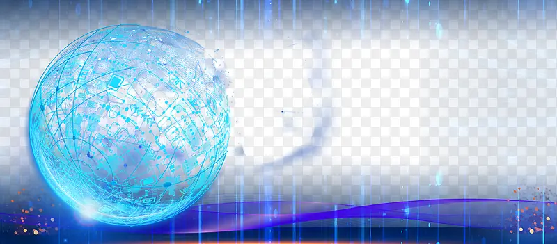 科技元素星球光线光效