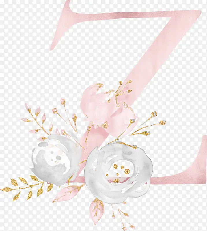 Z字花朵字母PNG图片素材下载_图片编号10717353-PNG素材网