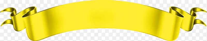 金色横幅创意装饰
