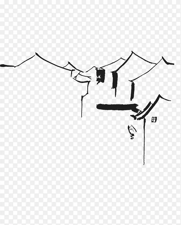 水墨古建筑PNG图片素材下载_图片编号10733942-PNG素材网