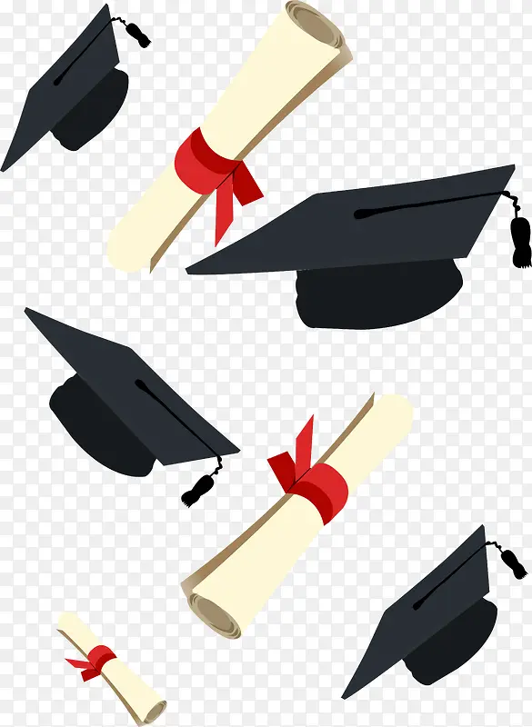 飞翔的学士帽PNG图片素材下载_图片编号10739936-PNG素材网