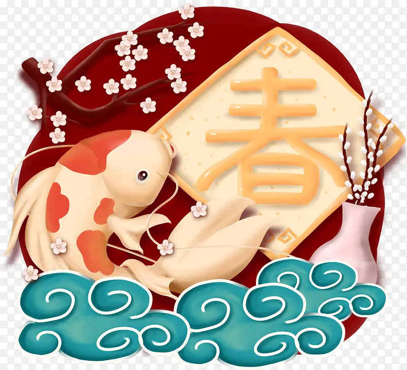 中国风喜庆新春祥云素材