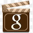 G+电影风格logo图标