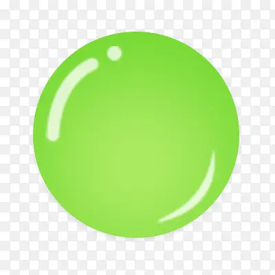 绿色标签气泡