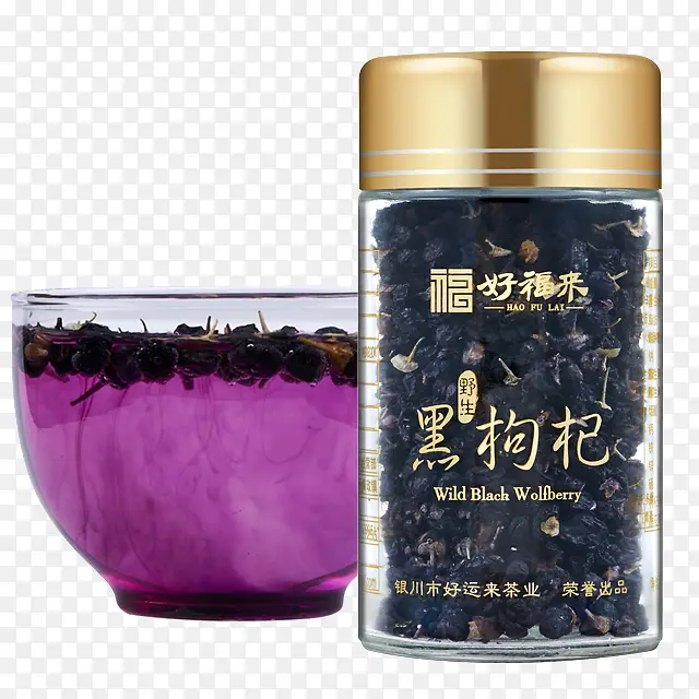 黑枸杞花茶