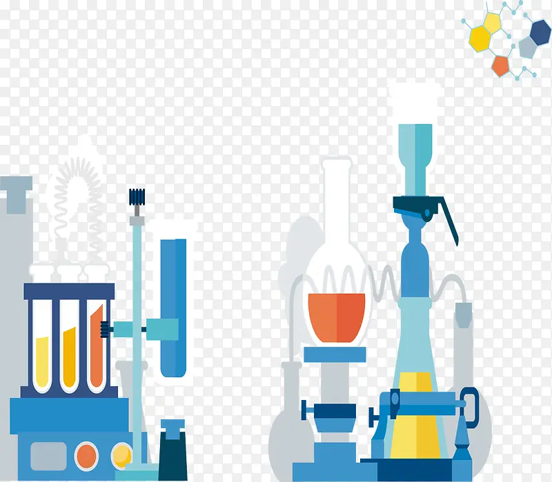 两款化学实验矢量素材