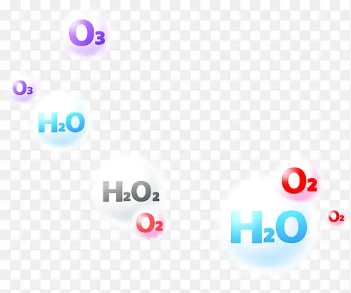 创意化学分子小图标