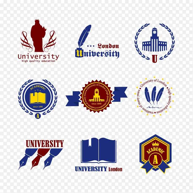 学院学校LOGO