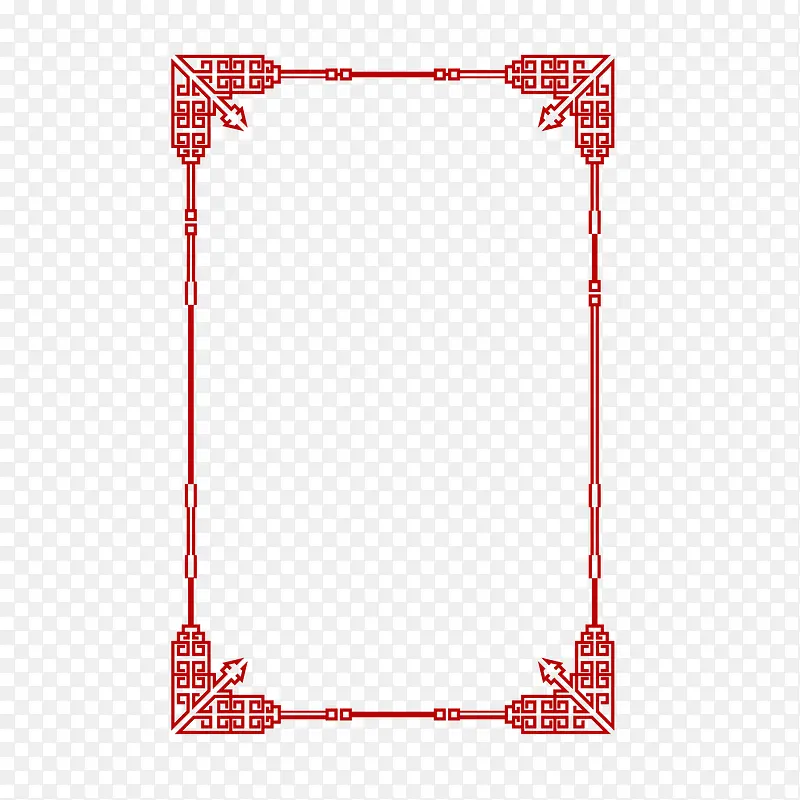 回字纹理边框