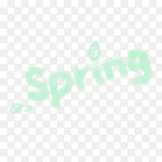 spring字体设计