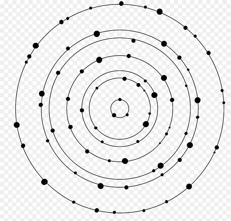 同心圆黑色线条