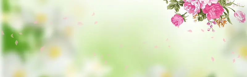 梦幻花草背景