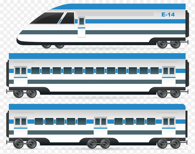 矢量列车素材
