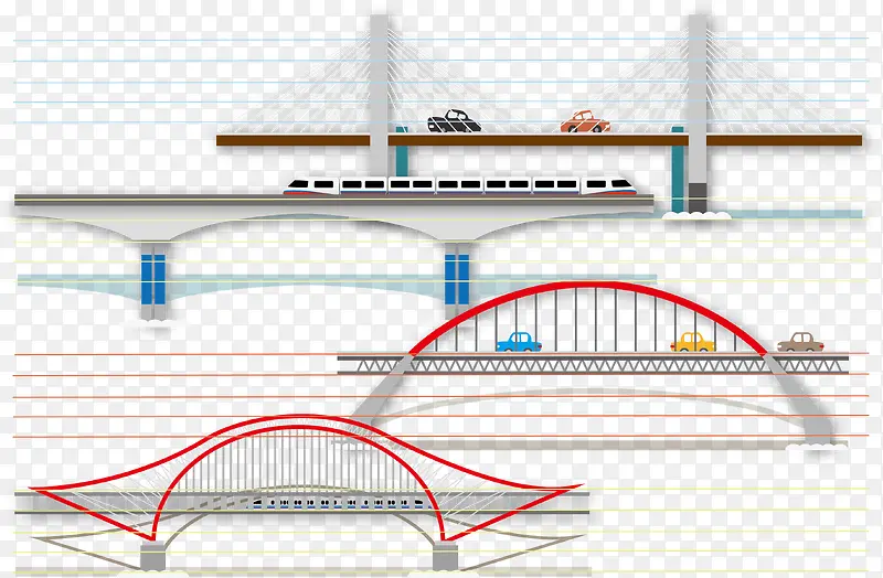 桥都矢量图