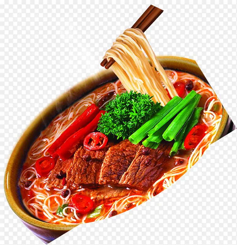 过桥米线展架设计