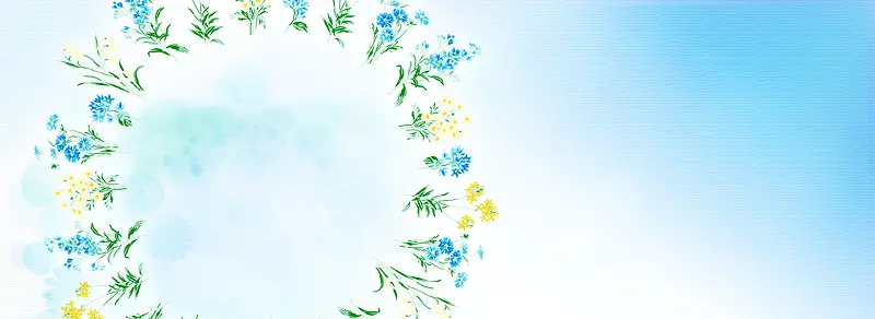 清新背景banner