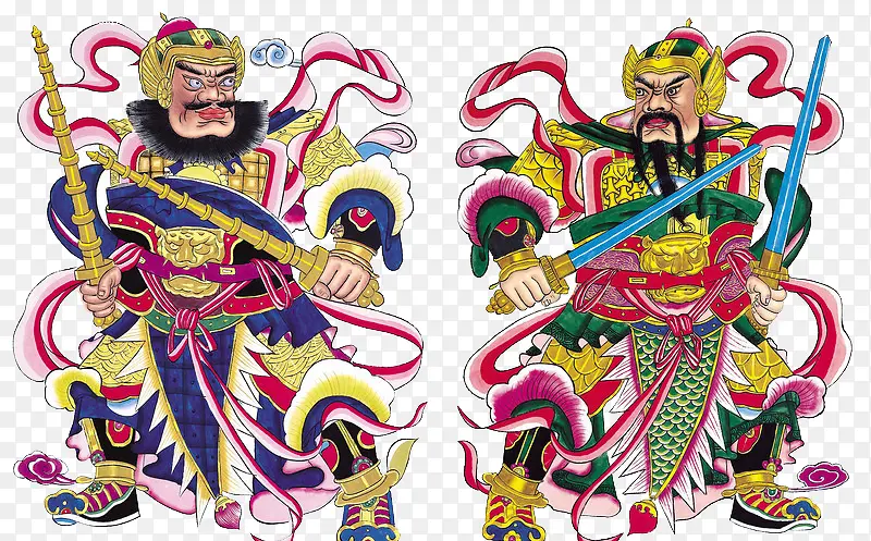 中国门神PNG图片素材下载_图片编号10869392-PNG素材网