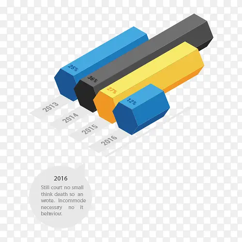 立体分析图表矢量素材