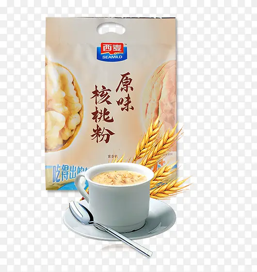 产品实物核桃粉小麦