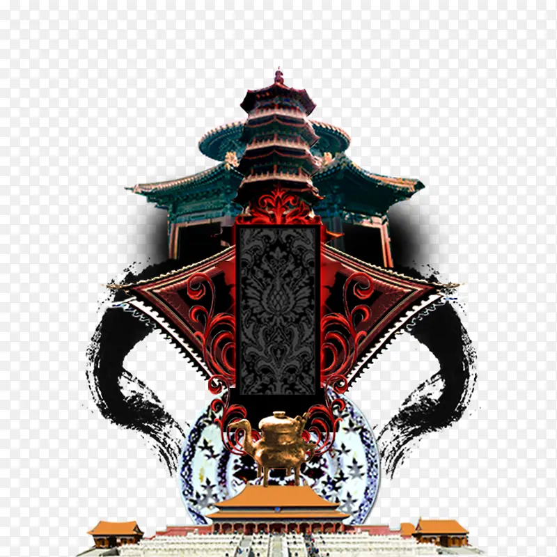 中国风建筑PNG图片素材下载_图片编号10876488-PNG素材网