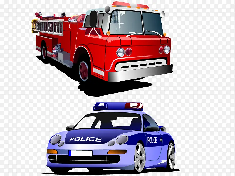 矢量警车