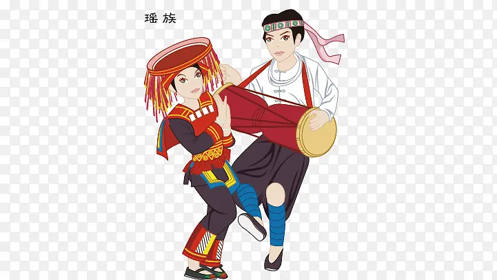 瑶族卡通人物