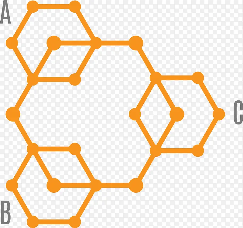 矢量PPT线性图素材