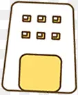 白色手绘场景设计建筑