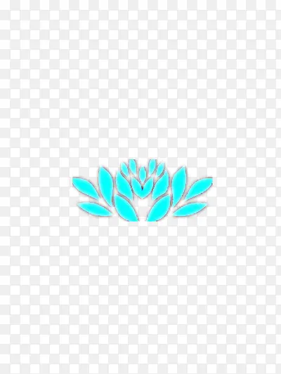 绿色创意花朵饰品