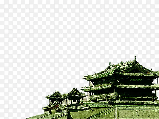 绿色古典宫殿图片