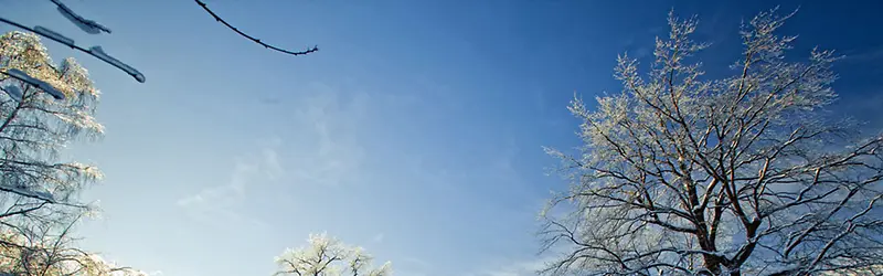 雪景冬天背景简约清新