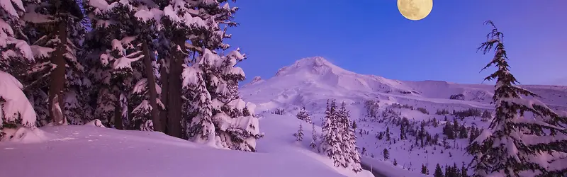 雪景背景图