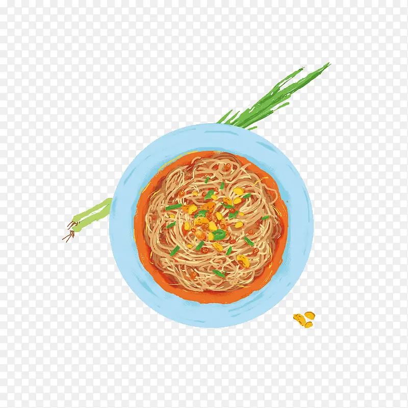 卡通手绘食物