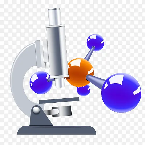 放大镜和分子