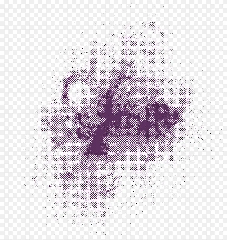 矢量手绘烟雾