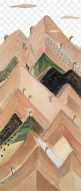 手绘大山