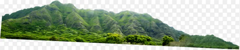 绿色野外大山美景