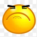 搞笑卡通黄色表情