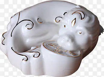 高清白色玉石摆件