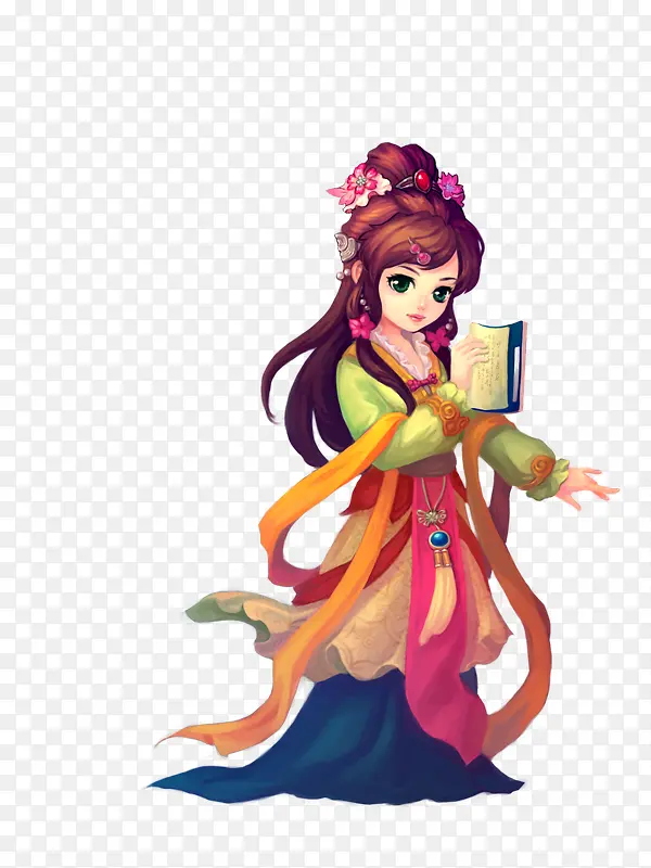 动画立绘古代人物造型免抠