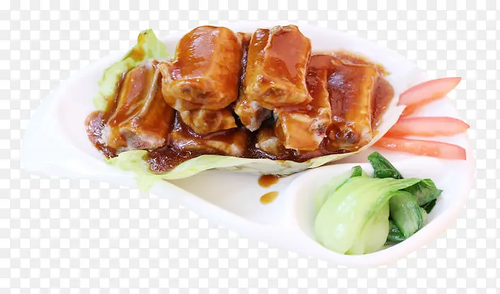 酱汁排骨菜品宣传