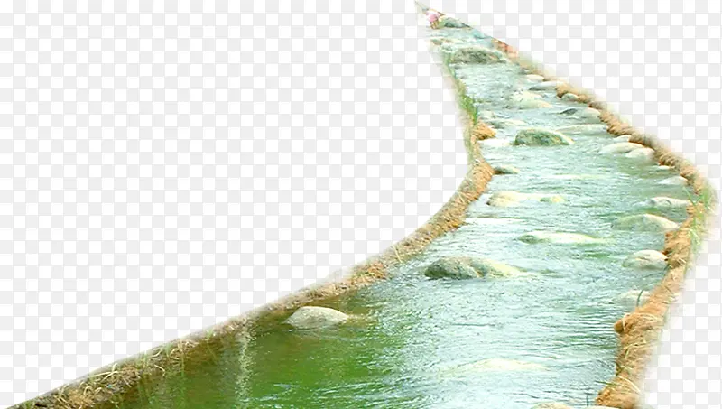 免抠小溪装饰
