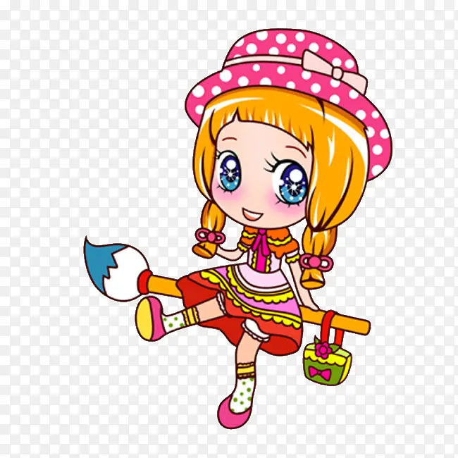 画笔女孩