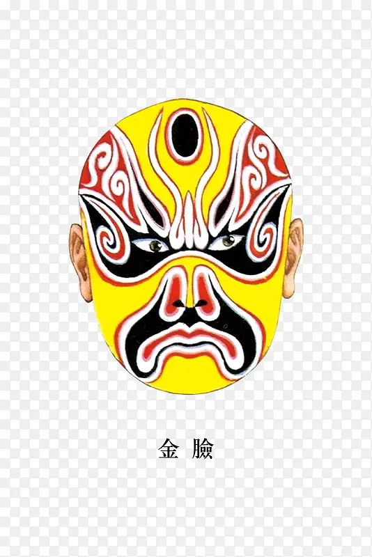 京剧 金脸