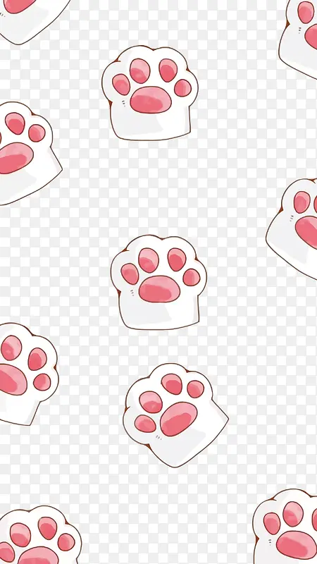 矢量猫爪子