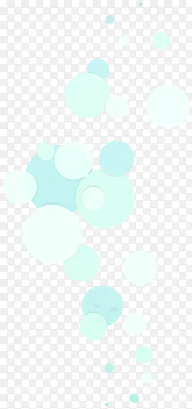 漂亮蓝色修饰圆