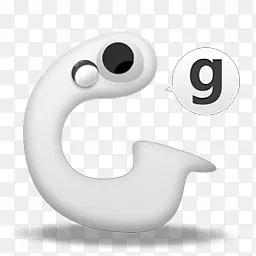 大眼睛英文字母G图标