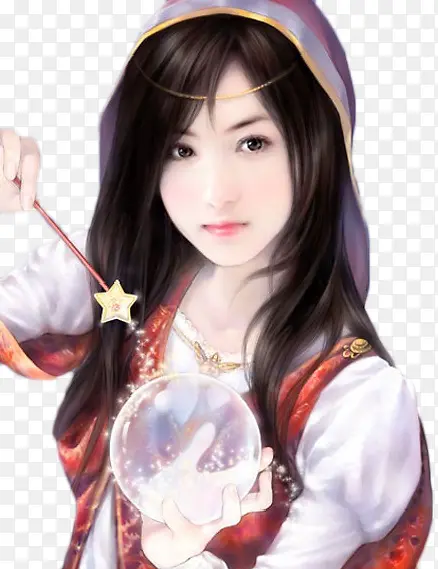 可爱梦幻漫画美女